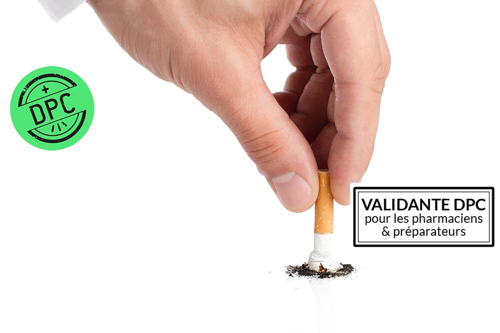 Formation pour pharmaciens et préparateur sevrage tabagique validante DPC