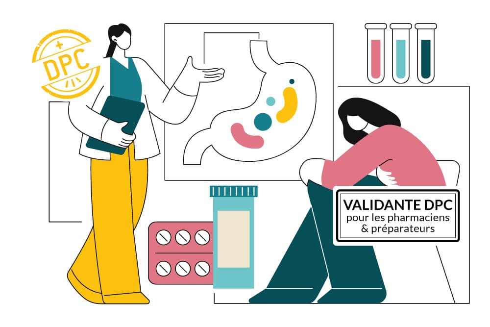Formation pharmacien troubles digestifs DPC